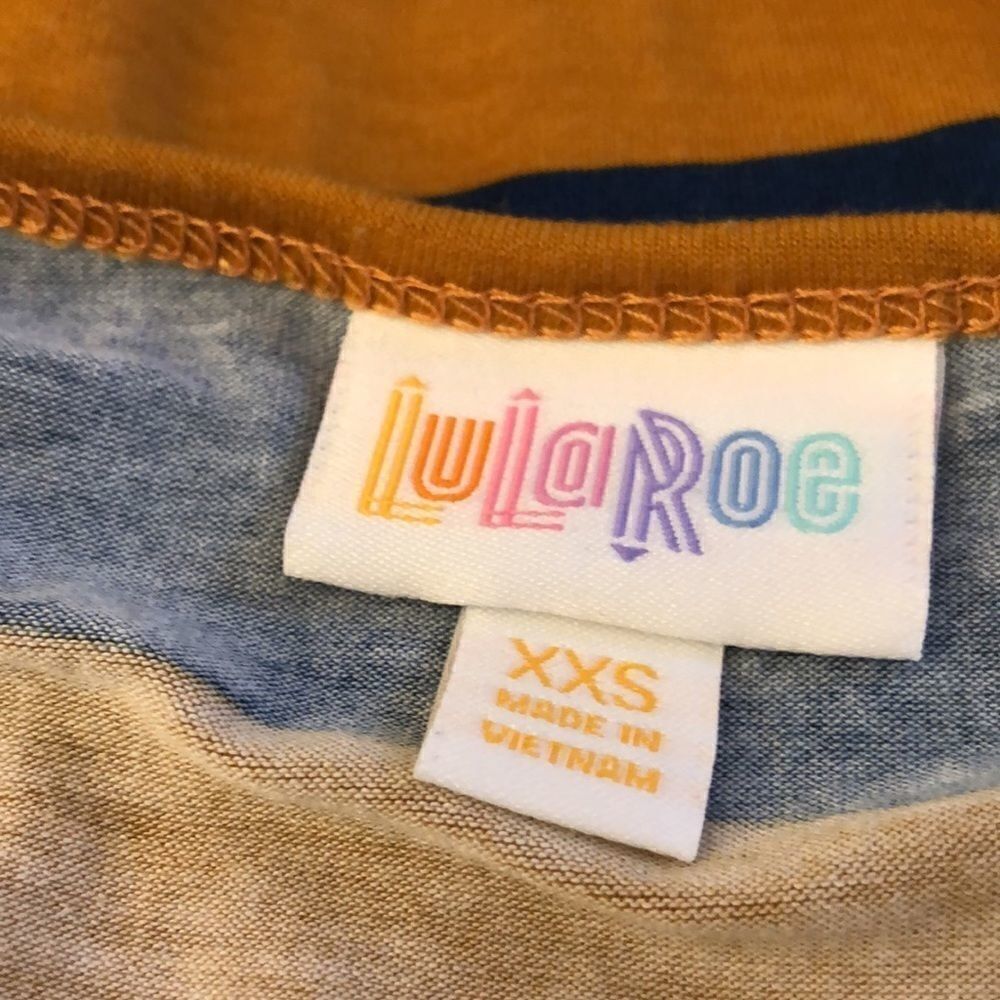 Lularoe strip top - Picture 3 of 5